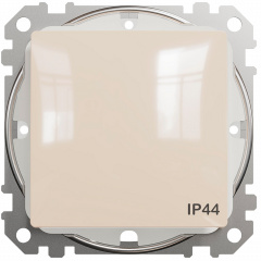 Одноклавишный переключатель Schneider Electric Sedna Design & Elements с крышкой IP44 бежевый (SDD212106) Новая Каховка
