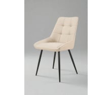 Стул обеденный Милано М-75 для кухни, столовой, кафе кожзам Капучино/черный 890х510х605 мм