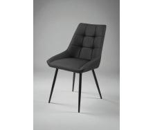 Стул обеденный Милано М-75 для кухни, столовой, кафе кожзам Черный/черный 890х510х605 мм