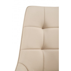 Стілець обідній Мілано М-75 для кухні, їдальні, кафе зі штучної шкіри Капучіно/чорний 890х510х605 мм Кропивницький