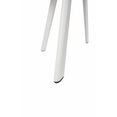 Стул обеденный с подлокотниками Осло М-235, для кухни, столовой, ткань фактурная Нежно белый/белый, 850х600х610 мм Купянск