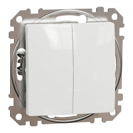 Переключатель Schneider Electric Sedna Design 2кл. белый (SDD111108)