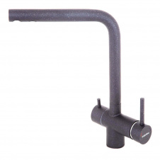 Змішувач для кухні Interline Mix new Black гранітне покриття (201220232016)