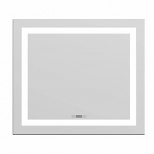 Дзеркало Imprese Option 70х80 з підсвіткою, підігрівом і часами (m08607600MD)