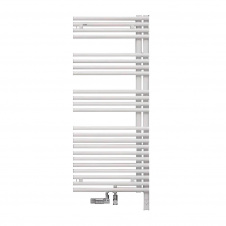 Рушникосушка водяна Zehnder Forma Asym 1681x496, біла RAL 9016 (LFAL-170-050-4580)