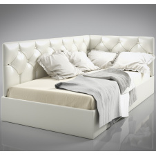 Мягкая кровать Дайкири Sentenzo 90х190 см металлокаркас с подъемным меанизмом