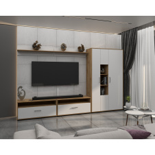 Вітальня Franco/Франко Комплект 1, Готові кольорові рішення Дуб Експресив Бронзовий