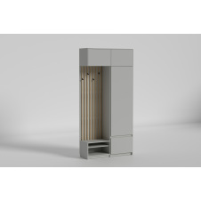 Передпокій Space/Спейс №2, Готові кольорові рішення Бетон темнний