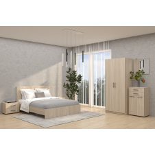 Спальня Luna/Луна №2, Готові кольорові рішення Дуб сонома світлий