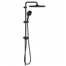 Душова система Grohe Tempesta System 250 Cube Flex із перемикачем, чорний матовий (269772431)
