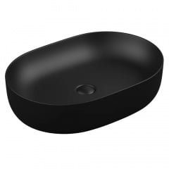 Раковина накладна Koller Pool Round 600x415x140 чорна (1822130512) Никополь