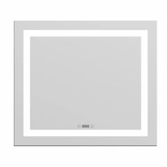 Дзеркало Imprese Option 70х80 з підсвіткою, підігрівом і часами (m08607600MD) Чортків