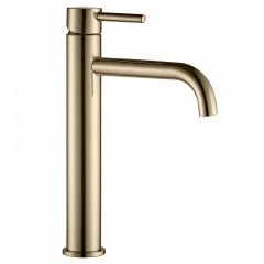 Змішувач для раковини VBI Milano Gold високий золото (VBI-050101GL) Молочанськ