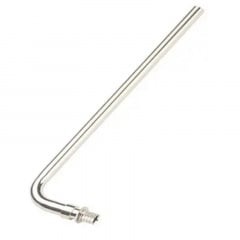 Трубка Г-подібна для підключення радіаторів (н/ж сталь) d20 x 15, L = 750 мм (FELT20750) Лозова