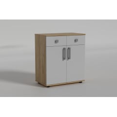 Комод Polo/Поло, Готові кольорові рішення Біле дерево Лосиновка