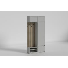 Передпокій Space/Спейс №2, Готові кольорові рішення Бетон світлий Вільнянськ