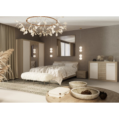 Тумба прикроватна Anita (Аніта), Готові кольорові рішення Дуб сонома світлий Енергодар