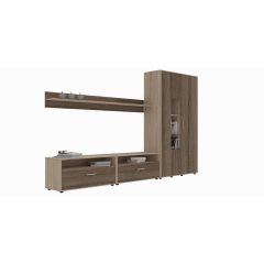 Вітальня Franco/Франко Комплект 1, Готові кольорові рішення Дуб Експресив Бронзовий Хмельник