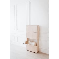 Тумба для взуття №5, Готові кольорові рішення Дуб Бароко Рістретто Кропива