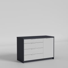 Комод Aura/Аура №1, Готові кольорові рішення Дуб Бароко Рістретто Васильков