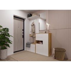 Дзеркало навісне Narine/Нарін, Готові кольорові рішення Дуб сонома світлий Ужгород