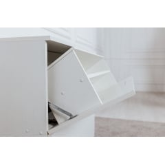 Тумба для взуття №4, Готові кольорові рішення Біла Аляска Софіївська Борщагівка