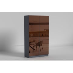 Шафа розпашна 1000 2-дв. Noir/Нуар, Готові кольорові рішення Біла Аляска Дніпрорудне