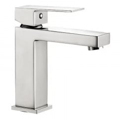 Змішувач для раковини VBI Loreno Chrome низький хром (VBI-050200CH) Чортков