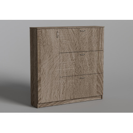 Тумба для взуття №1, Готові кольорові рішення Дуб Крафт білий