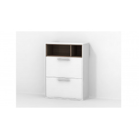 Тумба для взуття Josephina (Жозефіна), Готові кольорові рішення Дуб Крафт білий