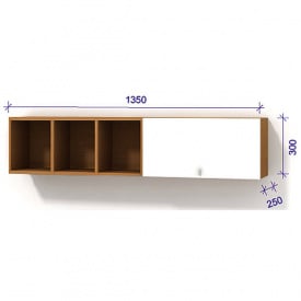 Модульная система 3 - Модуль 1, Готові кольорові рішення Дуб Експресив Бронзовий