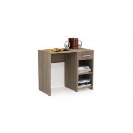 Стіл офісний 5, Готові кольорові рішення Дуб Бароко Бурштиновий