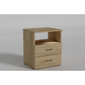 Тумба приліжкова 1, Готові кольорові рішення Дуб Крафт золотий