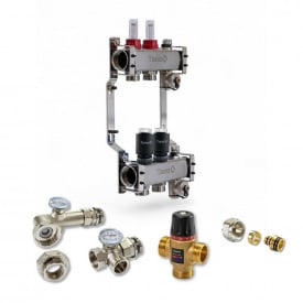 Комплект обладнання для водяної теплої підлоги на 2 контури Tervix з клапаном TMV (522102)