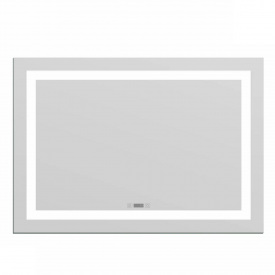 Дзеркало Imprese Option 60х80 з підсвіткою, підігрівом і часами (m08607600MC)