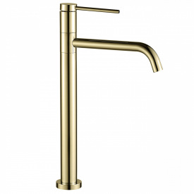 Змішувач для раковини VBI Velaro Gold високий золото (VBI-050301GL)