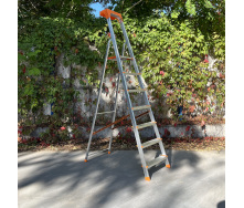 Драбина вільностояча 1.5 м із алюмінію на 7 ступенів Стандарт