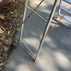 Стремянка 2 м алюминиевая свободностоящая на 8 ступеней Стандарт Вознесенск