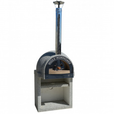 Помпейская печь для пицы с бетонным столом «Гарден Шеф»