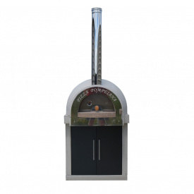 Помпейская печь для пицы с бетонным столом «Гарден Шеф» с фасадами