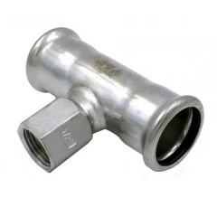 Трійник з нержавіючої сталі під прес RM InoxPres 28х3/4 ВВВ (189102028) Дрогобыч