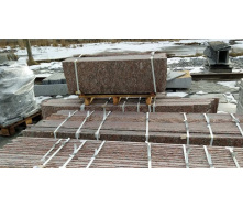 Гранітний бордюр пиляний садовий (Капунський)