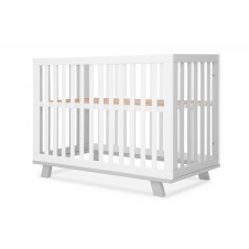 Ліжечко для немовлят Мрія-1 (65 × 125 см, бело-серый)