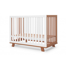 Ліжечко для немовлят Мрія-1 (65 × 125 см, біло-буковий)