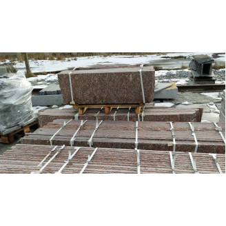 Гранітний бордюр пиляний садовий (Капунський)