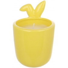 Интерьерный подсвечник Bona With ears diameter 7.5 см Желтый (DP261643)