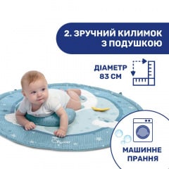 Коврик с дугами и ночником Chicco Луна 83x83x50 см Разноцветный (KD229648) Кропивницкий