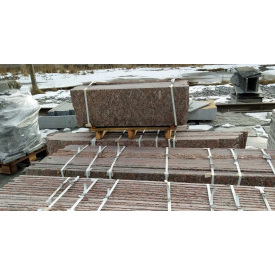 Гранітний бордюр пиляний садовий (Капунський)