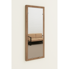 Прихожая модульная Tobi Sho Альто ПЛ/4 в стиле Лофт с зеркалом, 1780x350x1900 мм Дуб аппалачи Одесса