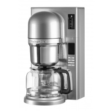 Кофеварка KitchenAid 5KCM0802ECU, заливного типа пуровер, графин 1.18л, серебристая